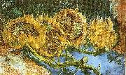 Vincent Van Gogh, Four Cut Sunflowers